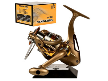 Катушка Fishing reel Sams Fish 3000 3+1bb, алюминиевая шпуля