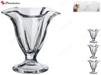 Креманки для десертов Pasabahce Ice Ville 10х10х13см 160мл (цена за набор 3шт)