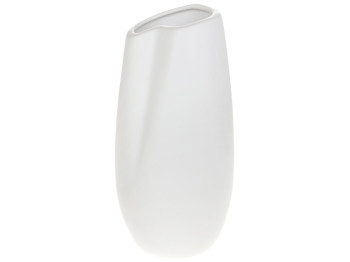 Ваза Элегия, 23,5см, цвет - матовый белый