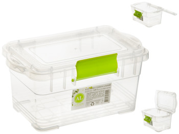 Контейнер Ал-Пластик Модерн бокс универсальный бесцветный 0,8л