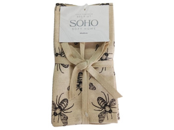 Набор полотенец Soho Bee, 40х40см (цена за набор 4шт) 8900069804521