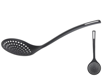 Шумовка нейлоновая Gusto черная 30см GT-5201