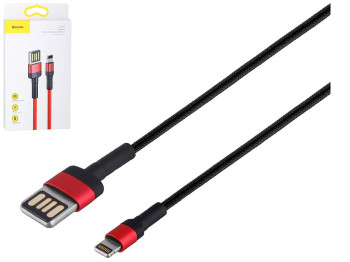 Кабель Baseus USB to Lightning 2.4A Calklf-g, Червоний