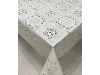 Клейонка вінілова ажурна "Lace" кольорова 1,37x20 метрів (ціна за рулон)