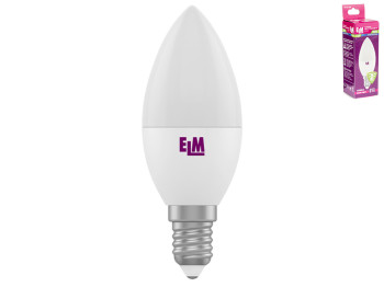 Лампа світлодіодна свічка ELM Led 18-0155 C37 5W цоколь-Е14-маленький, холодне біле світло