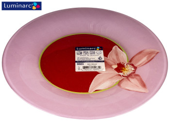 Тарелка Luminarc "Red Orchis" 19,5см 52852