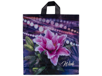 Пакет петля Wish (лилия), 43x37см