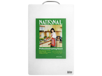 Дошка обробна, професійна, пластик, 45х30см, колір білий