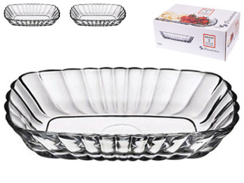 Набор салатников Pasabahce Mezze, 17,9х11,4см (цена за набор 2шт)