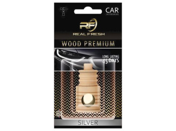 Освежитель воздуха жидкий Real Fresh Wood Premium, Silver, 5мл