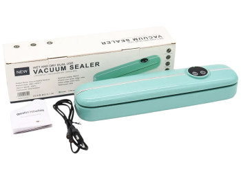 Вакууматор для продуктов 90W, 10 пакетов, 34х9х8см