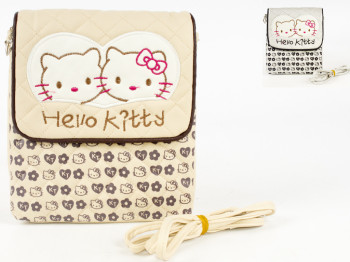 Сумка Hello Kitty шкірзамінник, вертикальна, забарвлення асорті