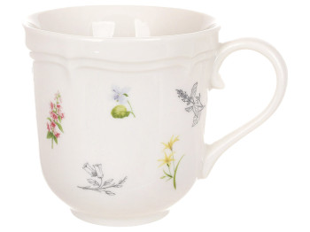 Чашка Flower Motives, порцелянова, різнокольорова, 370 мл