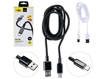 Кабель KLGO USB to Type-C 5A 1.0м