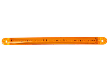 Повторювач габариту, палець, 12 LED, 12/24V, жовтий