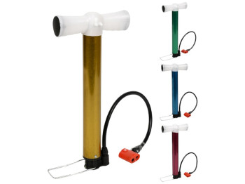 Насос для велосипеда, мячей и надувных изделий, металл, пластик, 30–45см (цена за 1шт)