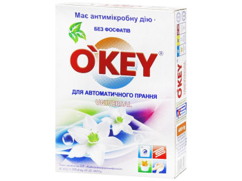 Порошок пральний O'key Universal, універсальний, автомат, 400г