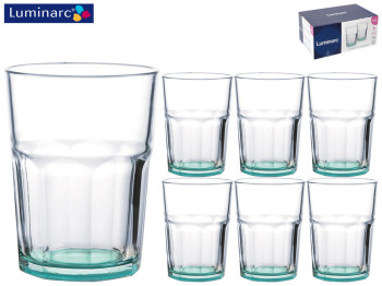Стаканы Luminarc TUFF TURQUOISE высокие 400мл (цена за набор 6шт) 57610