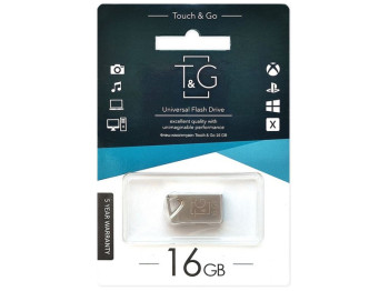 USB флеш-накопичувач T&G 16gb Metal 109, Сталевий