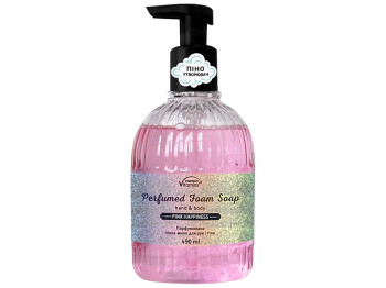 Парфюмерная пенка-мыло для рук и тела Energy of Vitamins Pink Happiness, 490мл