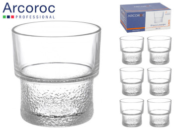 Набор стаканов низких Arcoroc Disco Lounge 260мл (цена за набор 6шт) 18306