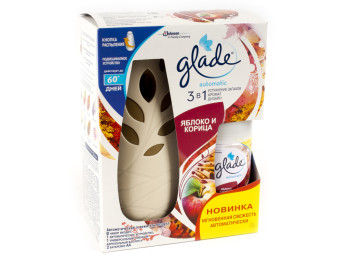 Освежитель воздуха автоматический Glade "Яблоко и корица" 269мл