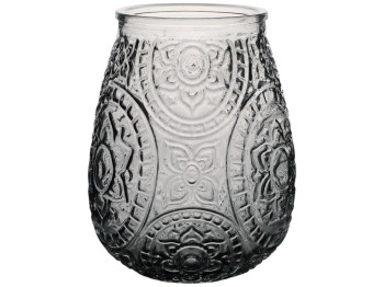 Ваза Viva Grace, стекло, 15,5 см, цвет серый