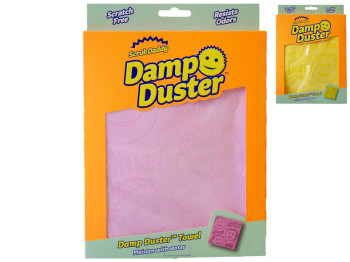 Салфетка для уборки Scrub Daddy Damp Duster, целлюлоза (цена за 1шт)
