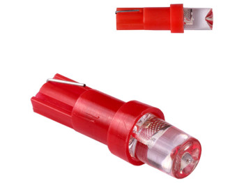 Лампа Pulso габаритная LED T5/1SMD-3030, 24v, 0.5w, 3lm Red (LP-240318)