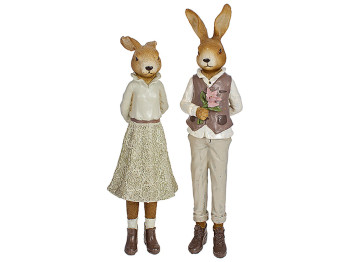 Декоративная статуэтка Кролик, 39см, 2 дизайна