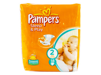 Подгузники Pampers "Sleep&Play Mini" (3-6 кг) 18шт