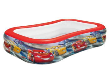 Бассейн детский надувной прямоугольный Тачки. Intex 57478