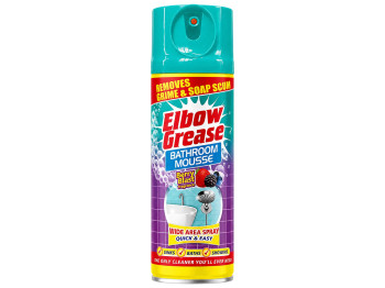 Мусс-пена для чистки ванной комнаты Elbow Grease с ягодным ароматом, 400мл