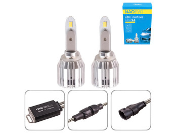 Лампи NAOEVO S4, LED, H27, Flip Chip, 9-16V, 30W, 3600Lm, EMERGENCY3000K, 3000K, 4300K, 6500K