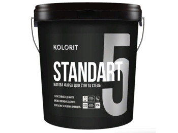 Краска интерьерная латексная Kolorit Standart 5 (база А) 0,9л