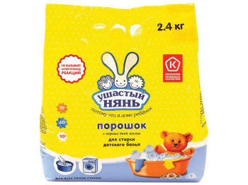 Пральний порошок для дитячої білизни Ушастый нянь 2400г