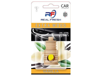 Освежитель воздуха жидкий Real Fresh Extra Wood, Vanilla, 5мл