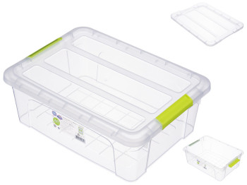 Контейнер універсальний Ал-Пластик Paper Box, для 3 упаковок А4, безбарвний 36,8х27,2х13,2см 8,7л