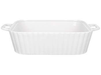 Форма фарфорова для запікання з ручками, 32×22,8×6,2 см
