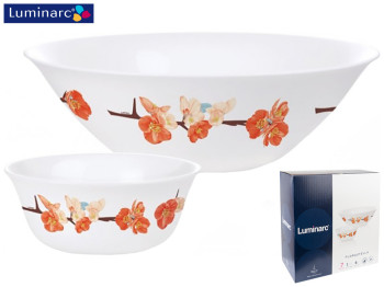 Набор салатников Luminarc Florastella 1шт D27см, 6шт D12см (цена за набор 7 предметов) 62881