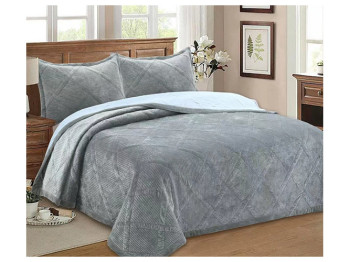 Покрывало Soho VELUR Gray, 200x230см, 6900069923316