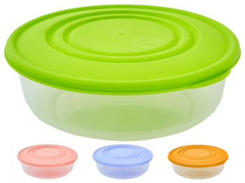 Контейнер для пищевых продуктов круглый 1,7л (цвета ассорти) 167035