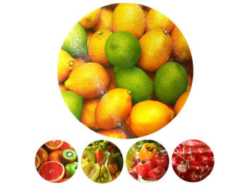 Доска разделочная стеклянная круглая 30см R83828