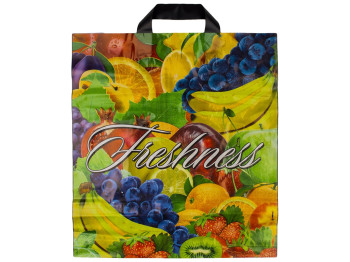 Пакет петля Freshness фрукти, 40x37см