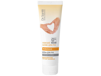 Крем для рук Dr.Sante Ніжний шовк, Живлення, з маслом обліпихи та сої, екстрактом бавовни, 90мл