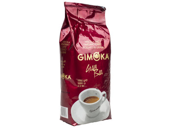Кофе натуральный зерновой Gimoka Gran Bar 1000гр в брикете, Италия