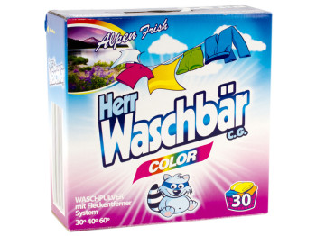 Стиральный порошок бесфосфатный "Waschbar Color" 2,5 кг картонная упаковка (50621) Германия