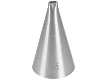 Насадка для кондитерского мешка Конус №55, нержавеющая сталь, 3,5×1 см (цена за 1шт)