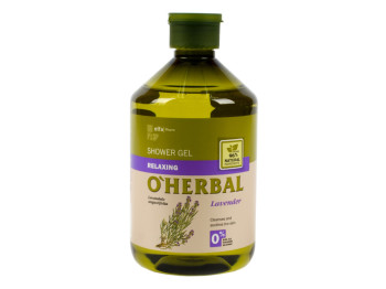 Органический гель для душа O’Herbal "Расслабляющий с экстрактом лаванды" 500мл