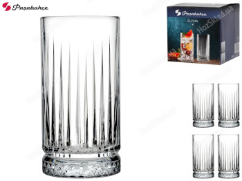 Набор стаканов высоких Pasabahce Elysia 445мл (цена за набор 4шт)